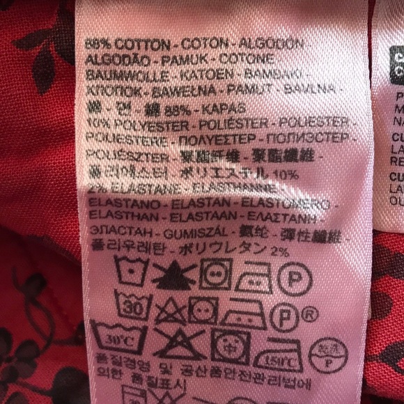 LEVI’S Red Men’s Everyday Chinos Pants 27 - Picture 7 of 8